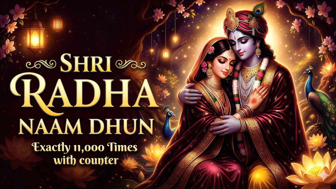 अखंड श्री राधा नाम जप 11000 Baar Shri Radha Naam Jaap 11000 Times Radha Naam Dhun