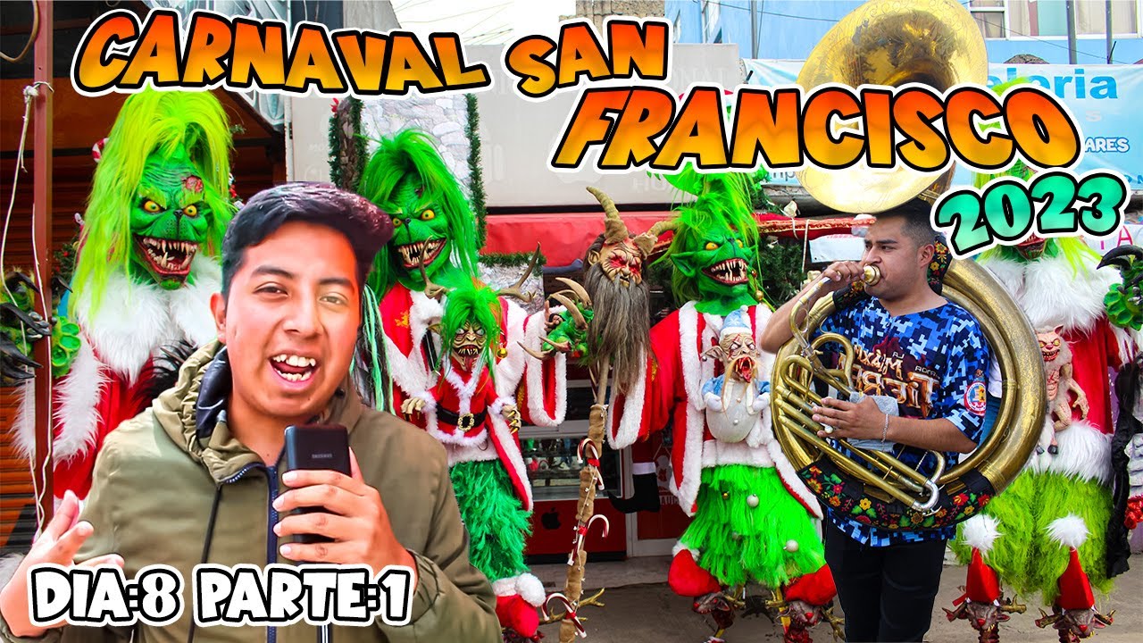 Carnaval San Francisco Tlalcilalcalpan  2023  (Paseo de los locos)  - Dia 8- Parte 1 #Hazmomia