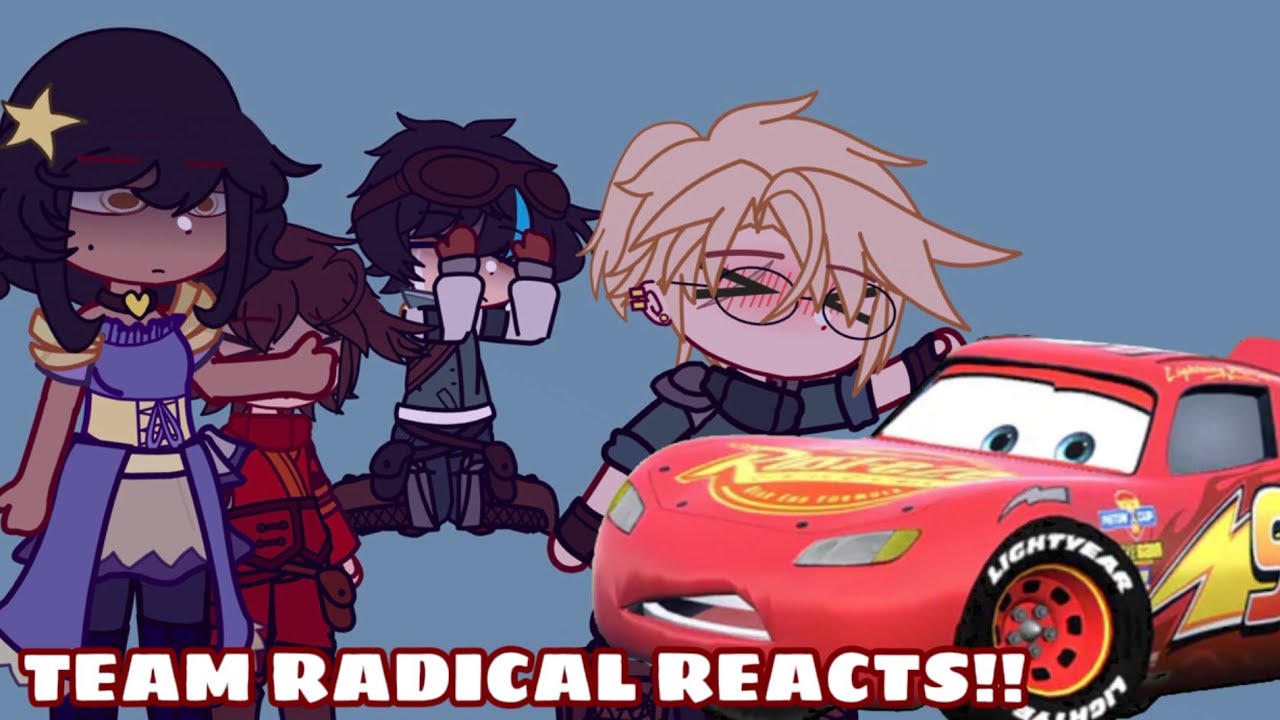 // TEAM RADICAL REACTS TO THEMSELVES ☆!! // VAT7K // GACHA REACTION//