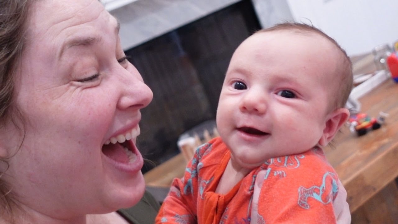 First Smiles & Fun at Colleen's House!