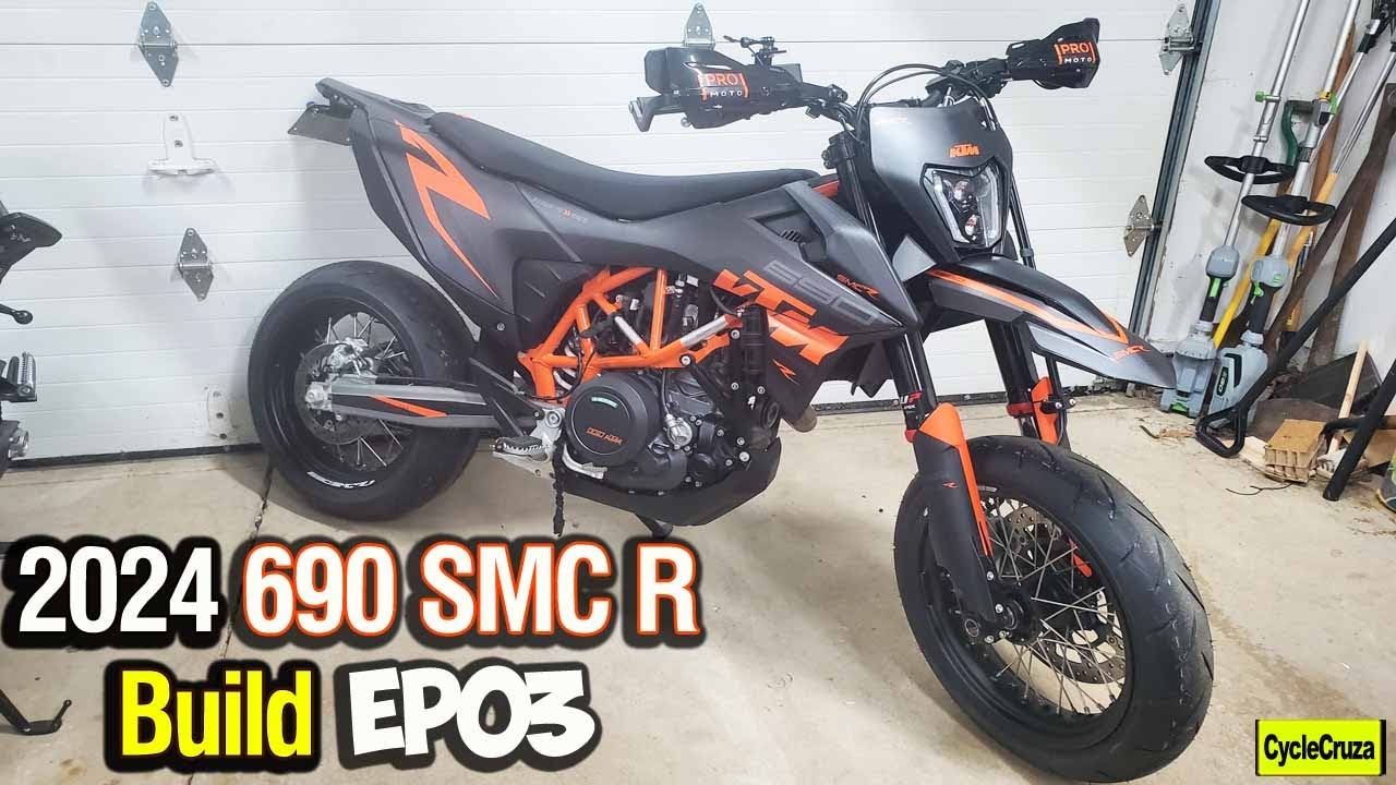 2024 KTM 690 SMC R Build EP03 | Antigravity Batteries | Weight Reduction Modifications