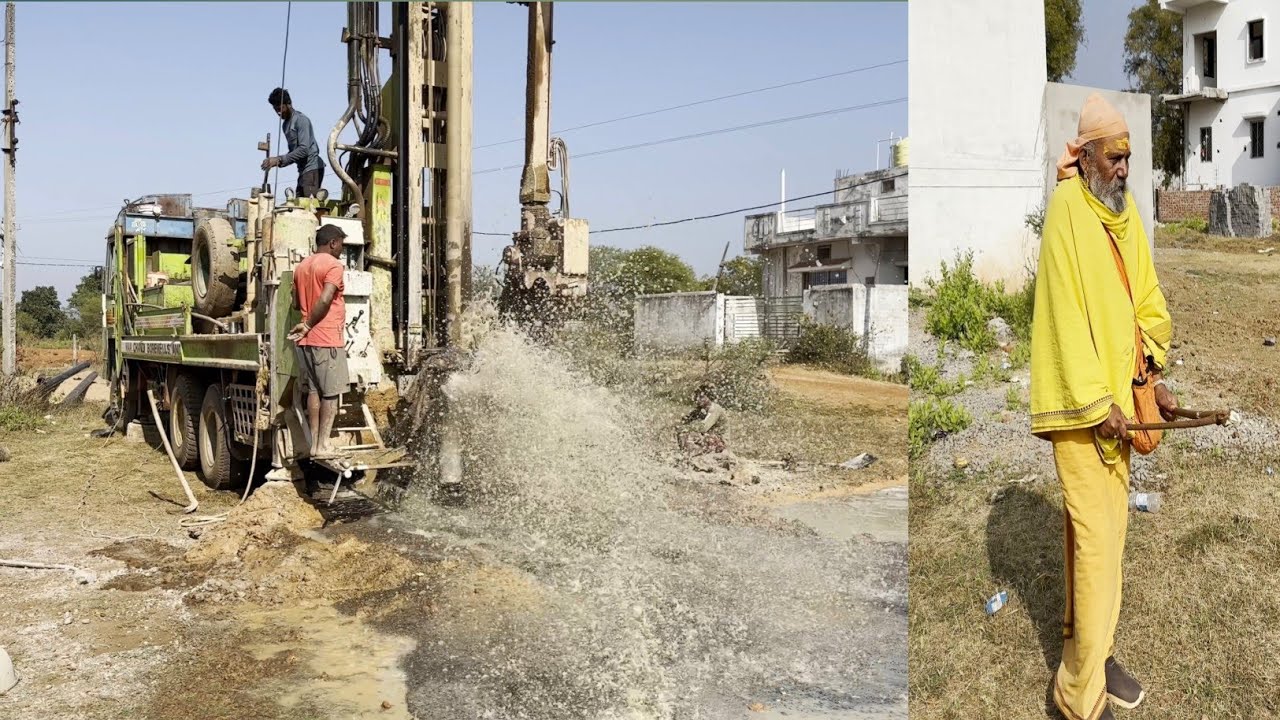 Borewell Drilling | Testing The Water With a Wooden Twig Yielded Amazing Results | 5Hp Water