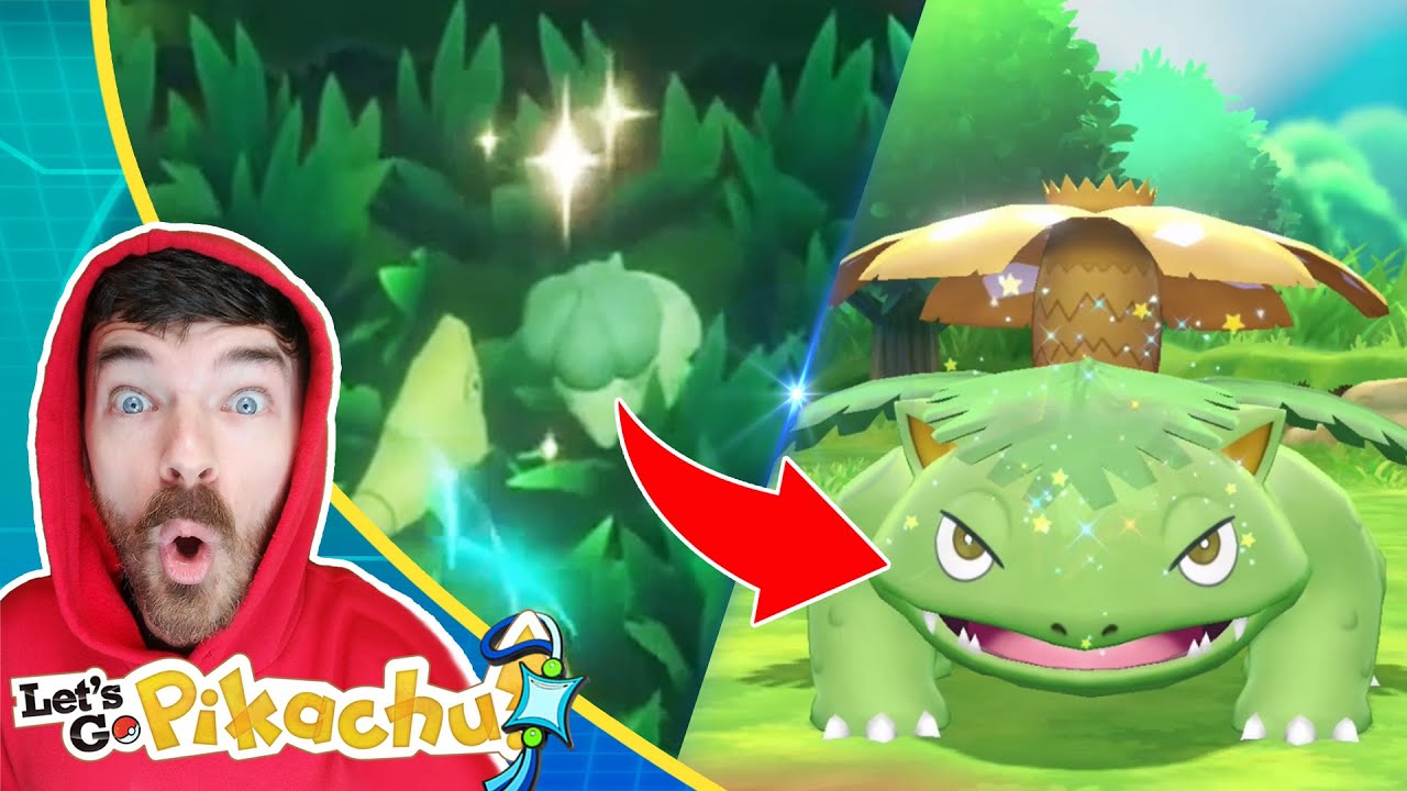 Shiny Bulbasaur, Shiny Ivysaur & Shiny Venusaur! | Pokemon Let's Go Pikachu Shiny Living Dex Series
