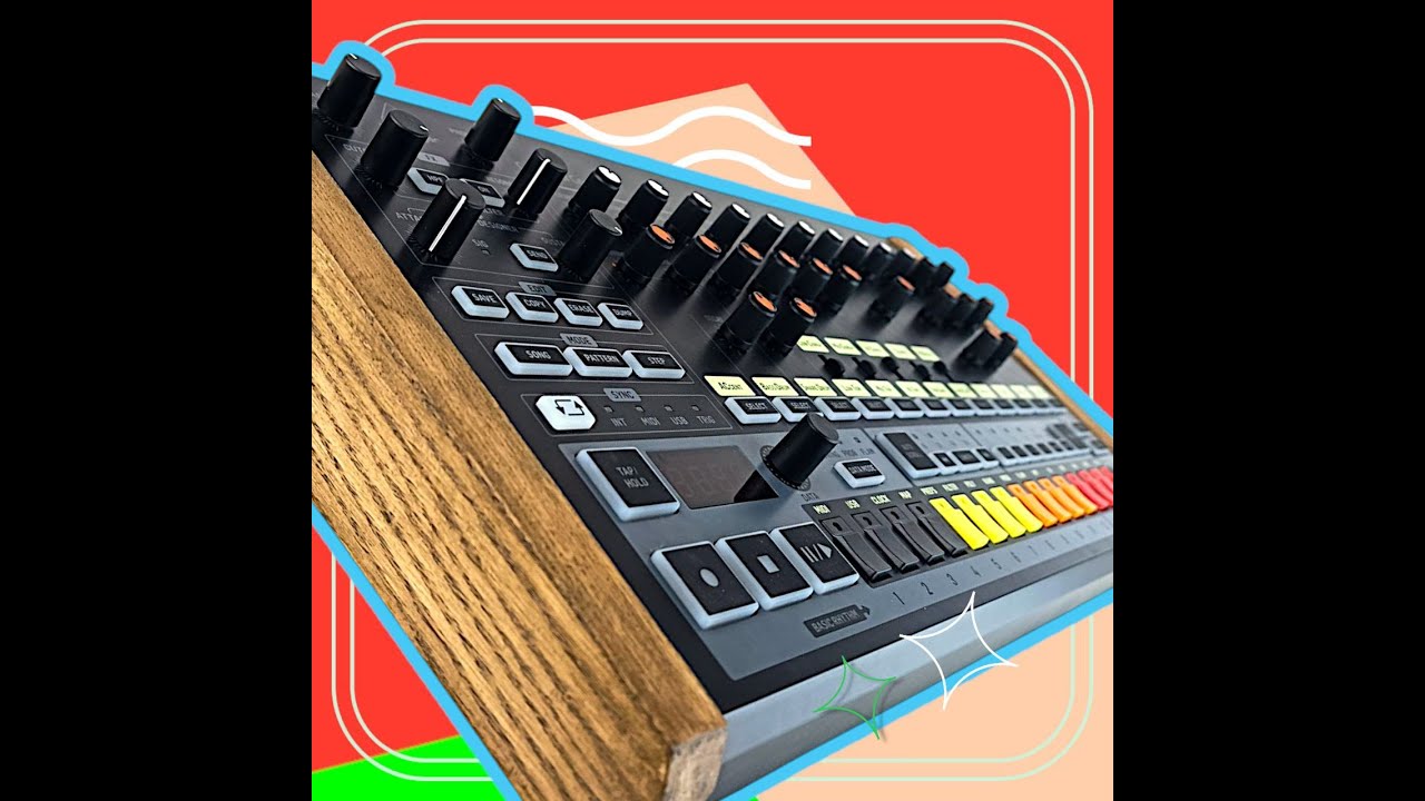 Behringer RD8 change replace wooden side panels