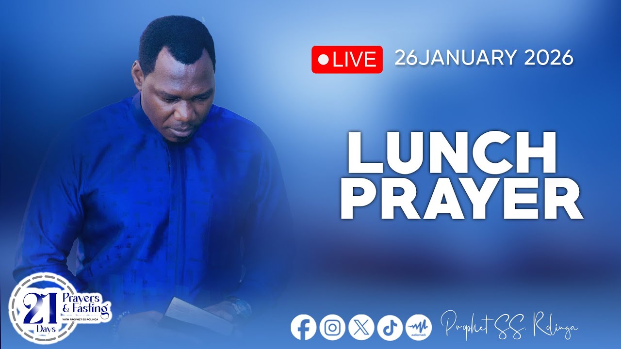 🔴LIVE​​​​​​​​​​​​​​​ MAOMBI YA MFUNGO WA SIKU 21 (LUNCH TIME PRAYER)  DAY 15 (JAN 26, 2026)