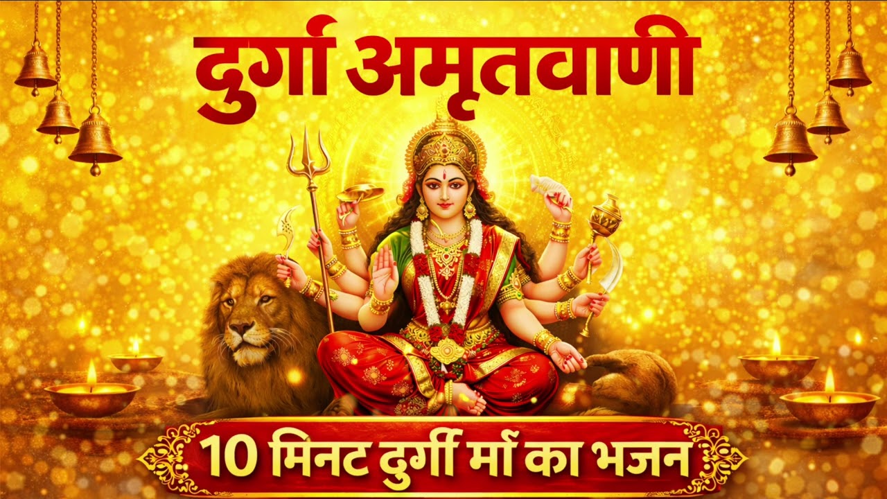 दुर्गा अमृतवाणी 🙏 10 मिनट में सुनें माँ दुर्गा का चमत्कारी भजन | Powerful Durga Bhajan