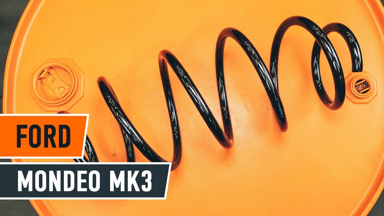 Så byter du fjädrar fram på FORD MONDEO MK3 Sedan [AUTODOC-LEKTION]