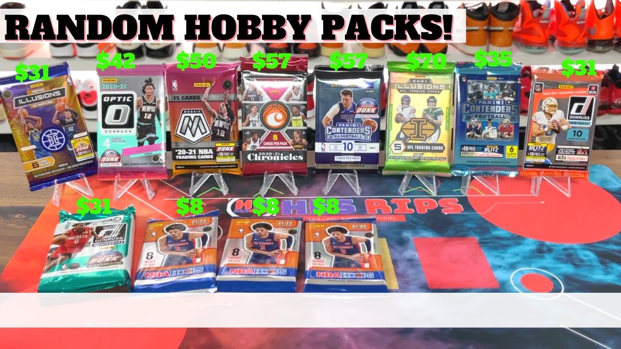 12 Hobby Packs Basketball vs Football