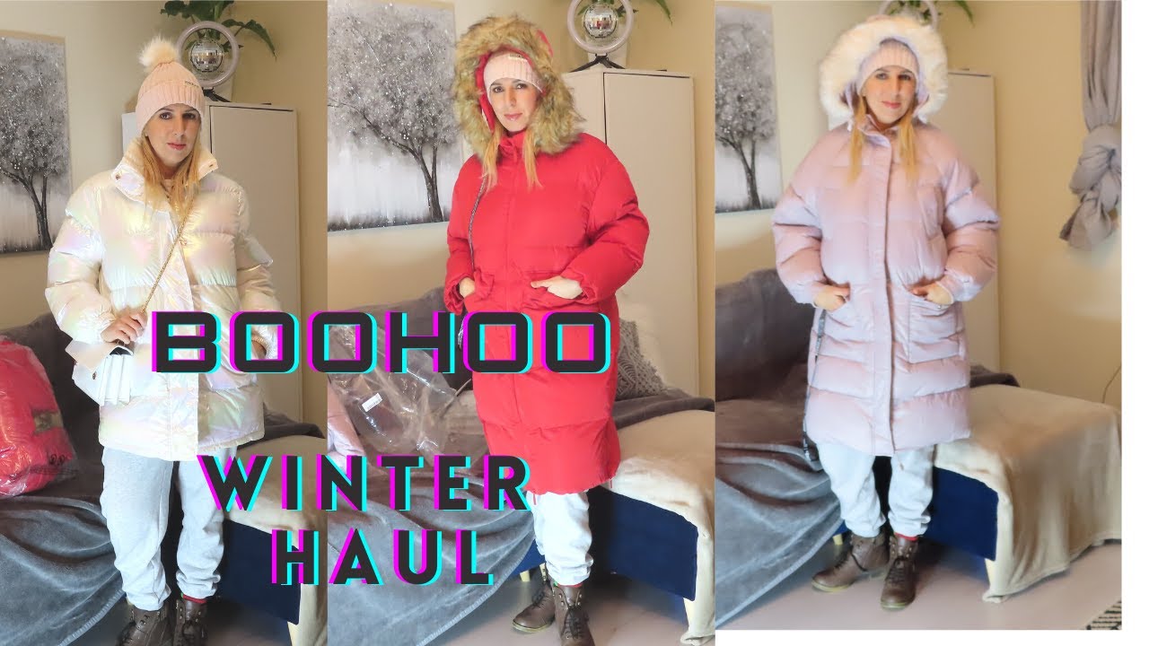Boohoo Winter Jackets Haul Blackpool Uk Long puffer Jackets black Friday finds