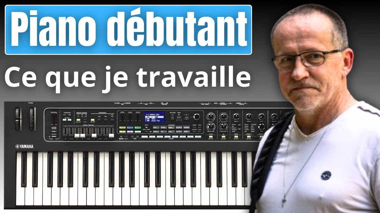 Cours Piano d&eacute;butant, mon travail de l'&eacute;t&eacute; pour devenir clavieriste