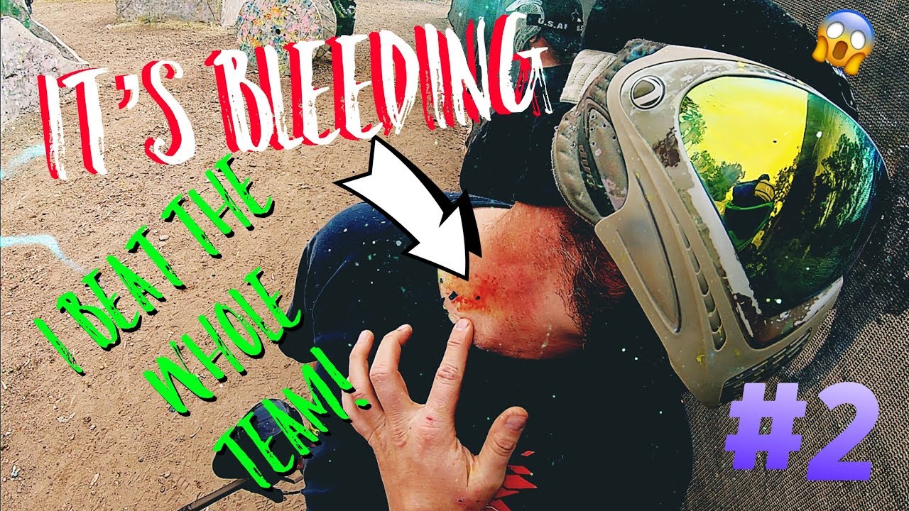 I SHOT A GUY IN THE NECK! // SHOOTING TOO HOT? // JUNGLE ISLAND PAINTBALL #2