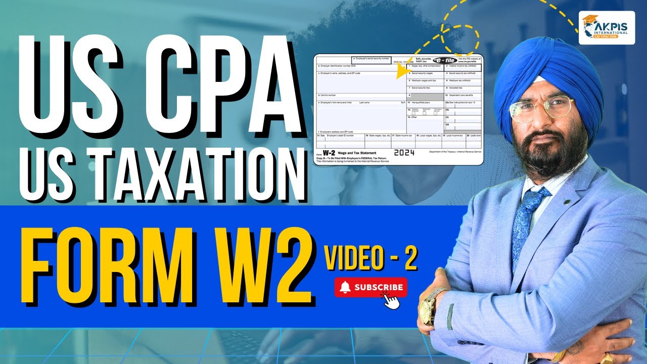 FORM W2 I US TAX Training I US Taxation I US CPA I US CPA Coaching #ustaxation #enrolledagent