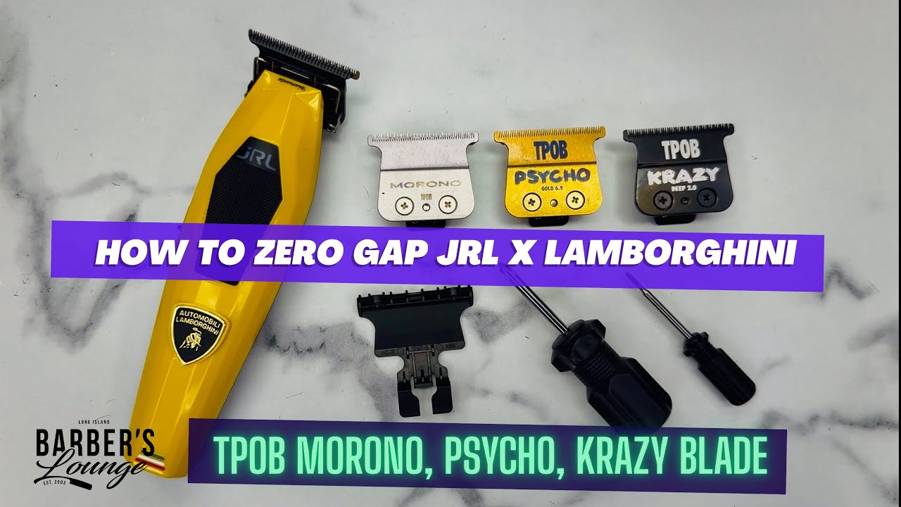 Как свести к нулю зазор JRL X Lamborghini Diamante Trimmer & Blade Swap Обзор TPOB Morono, Psycho...