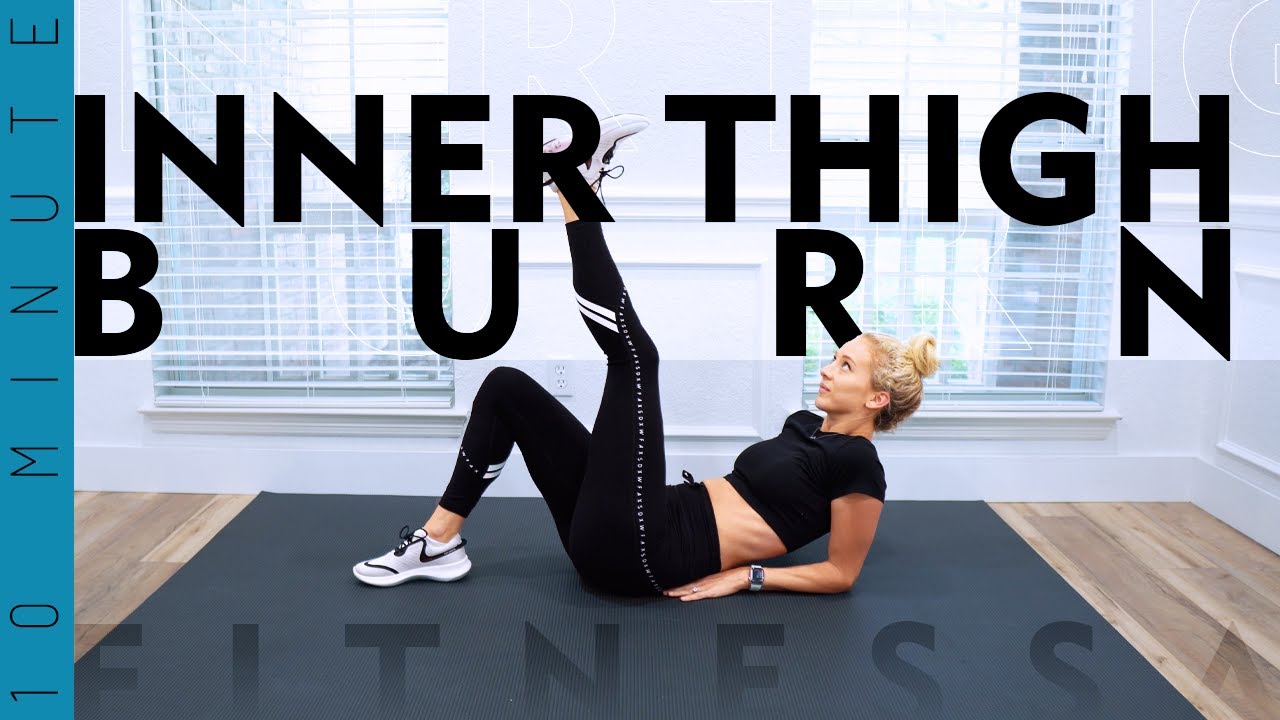 10 MIN INNER THIGH WORKOUT - tighten the inner part of your legs | LAZY INNER THIGH | fitnessa ◡̈