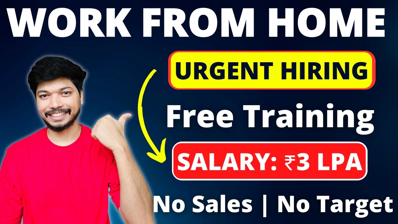 Work From Home Jobs | Work at Home Jobs  | Online Work @Job4Government ​
