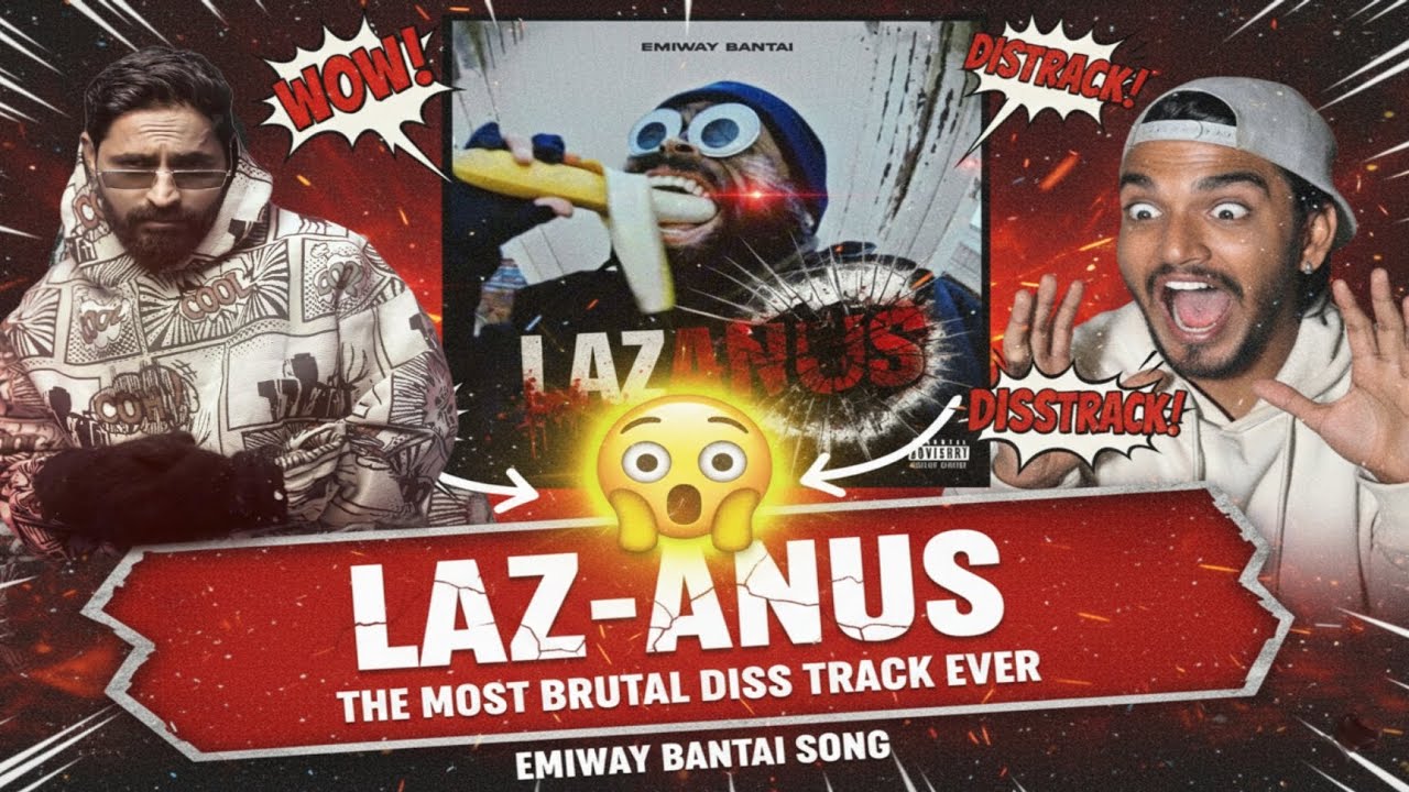 EMIWAY BANTAI - LAZANUS - OFFICE MUSIC VIDEO - REACTION - Most Brutal Diss Track 