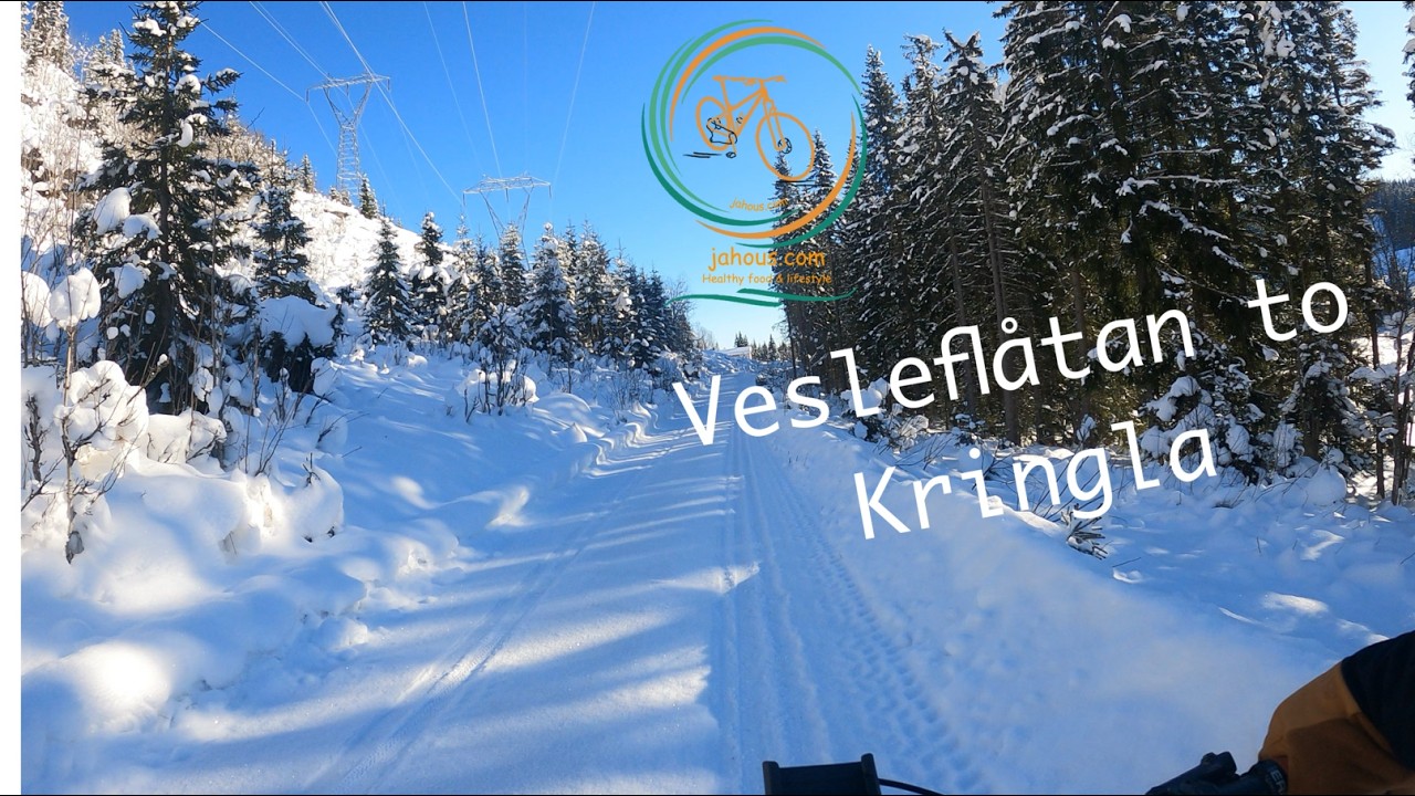 Vesleflåtan to Kringla on snowy winter roads