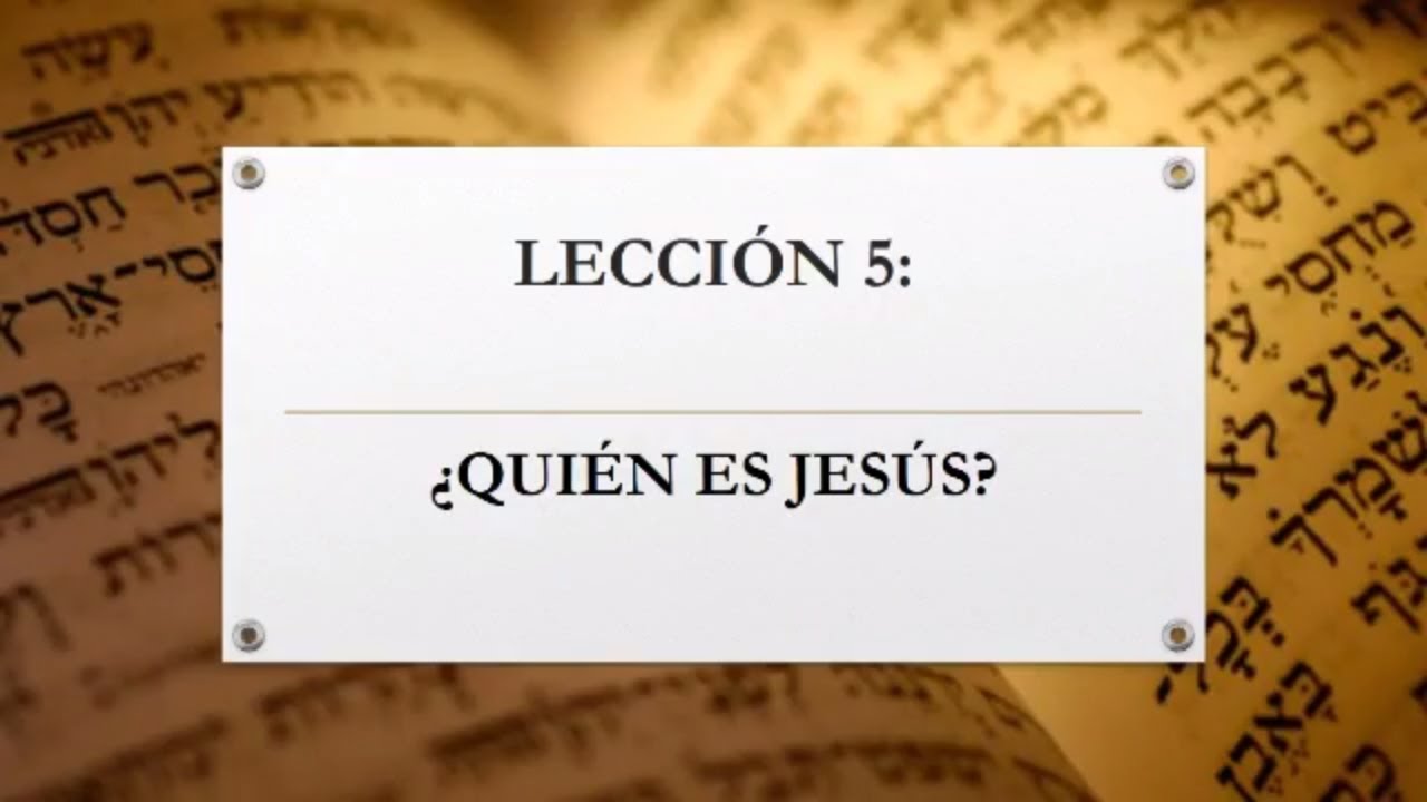 Quién es Jesucristo según la Biblia  - Cristología - Curso del Teología Sistemática clase 5