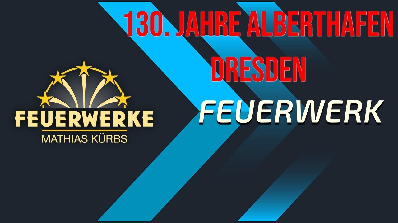 130.Jahre Alberthafen Dresden 2025 | Feuerwerk [4K]