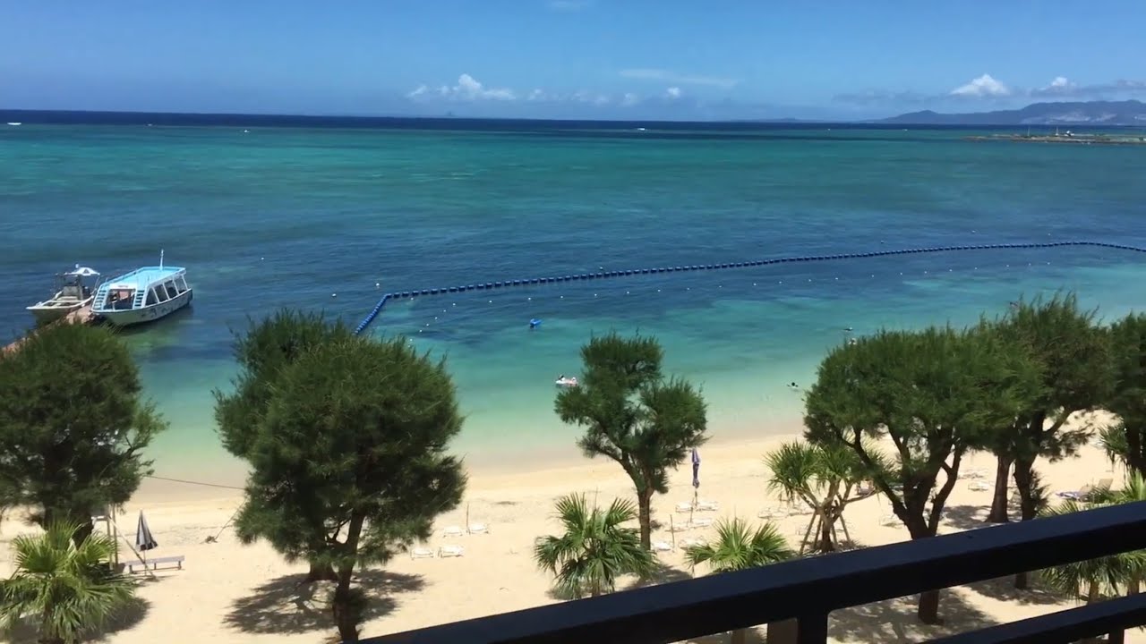 Hotel Monterey Okinawa Spa and Resort, (on beautiful Tiger Beach, Okinawa, Japan)  ホテルモントレ沖縄 スパ＆リゾート