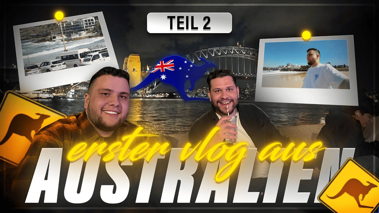 AUSTRALIEN SYDNEY VLOG PART 2 🌊🥵BONDI BEACH ACTION 🤪 - JohnFranklyn
