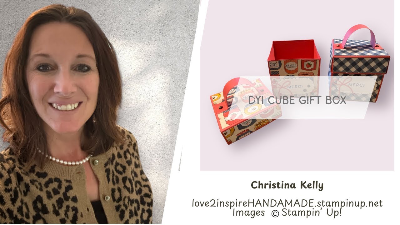 DYI Cube Gift Box @love2inspireHANDMADE 