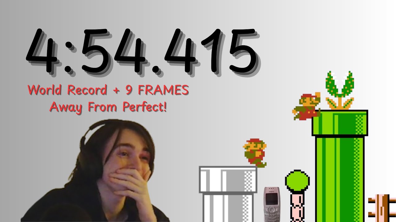 [Мировой рекорд] Super Mario Bros. Any% за 4:54.415