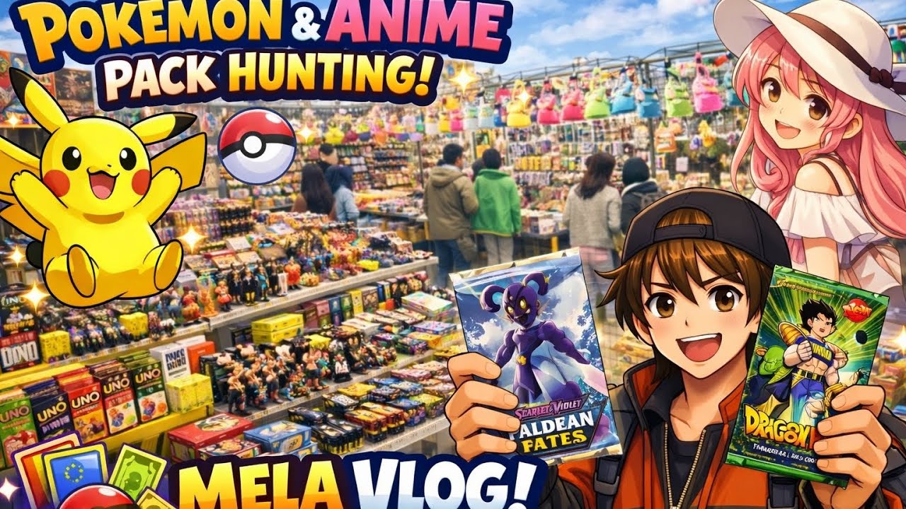 My First Vlog #1 Pokemon cards hunting in india