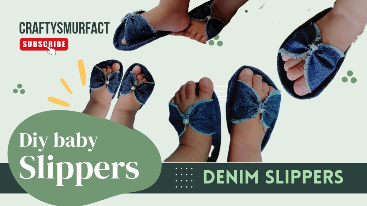 Baby shoes craft ideas |Slippers diy design | how to make baby shoes using old jeans