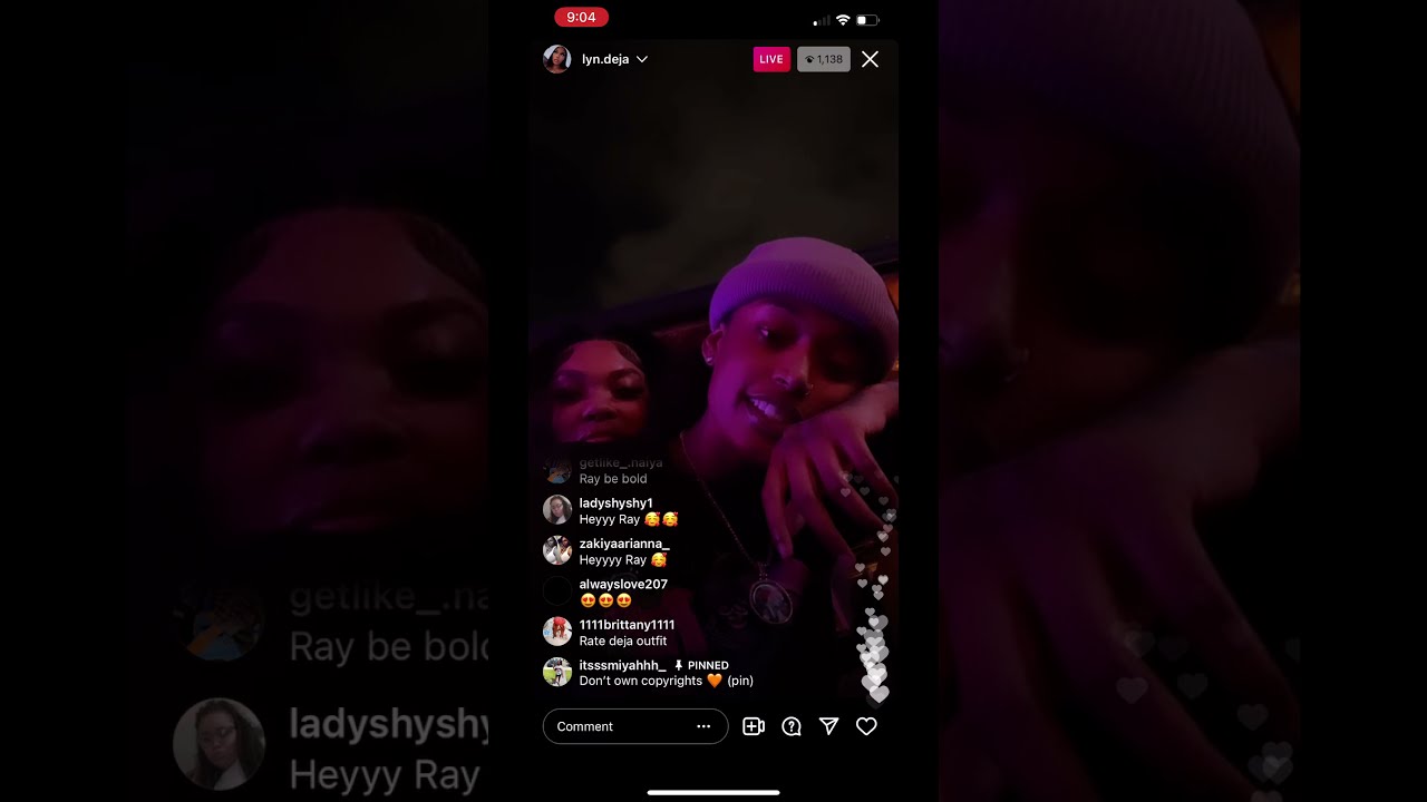 LYNDEJA TOLD RAYSOWAVY THAT SHE LOVES HER ON IG LIVE🥲🥰🥰