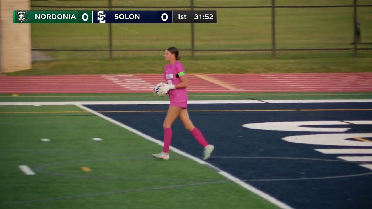 9/3/25 Solon Varsity Girls Soccer vs. Nordonia