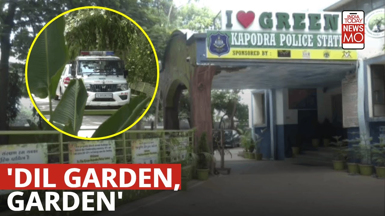 Surat's Kapodra Police Station Turned To A Green Garden