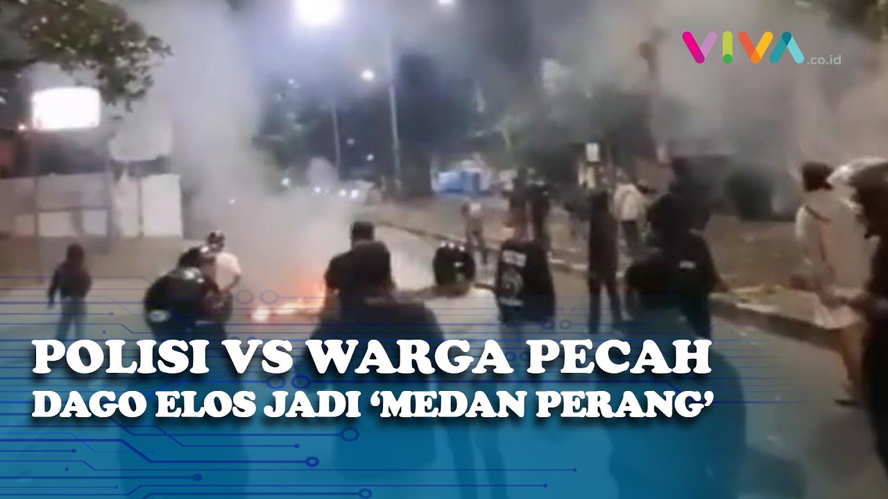 VIDEO Aksi Warga Dago Elos BLOKIR Jalan, Polisi Jadi Amukan Massa!