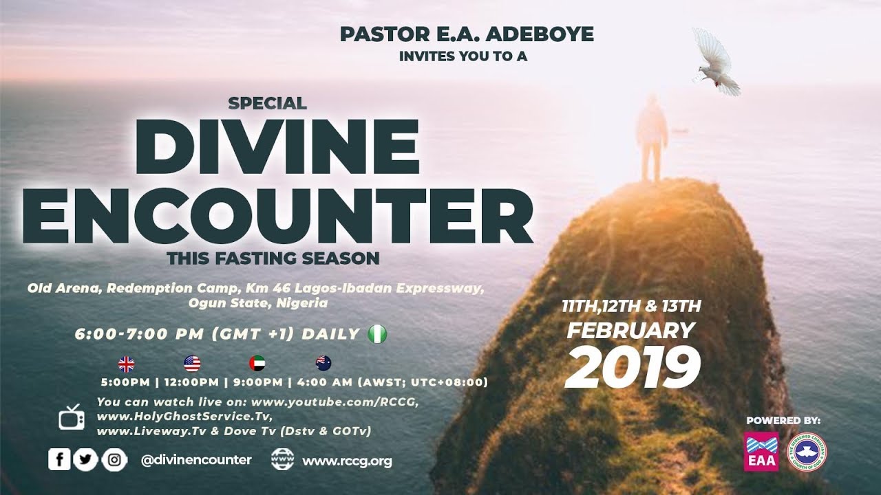 RCCG 2019 SPECIAL DIVINE ENCOUNTER DAY 1