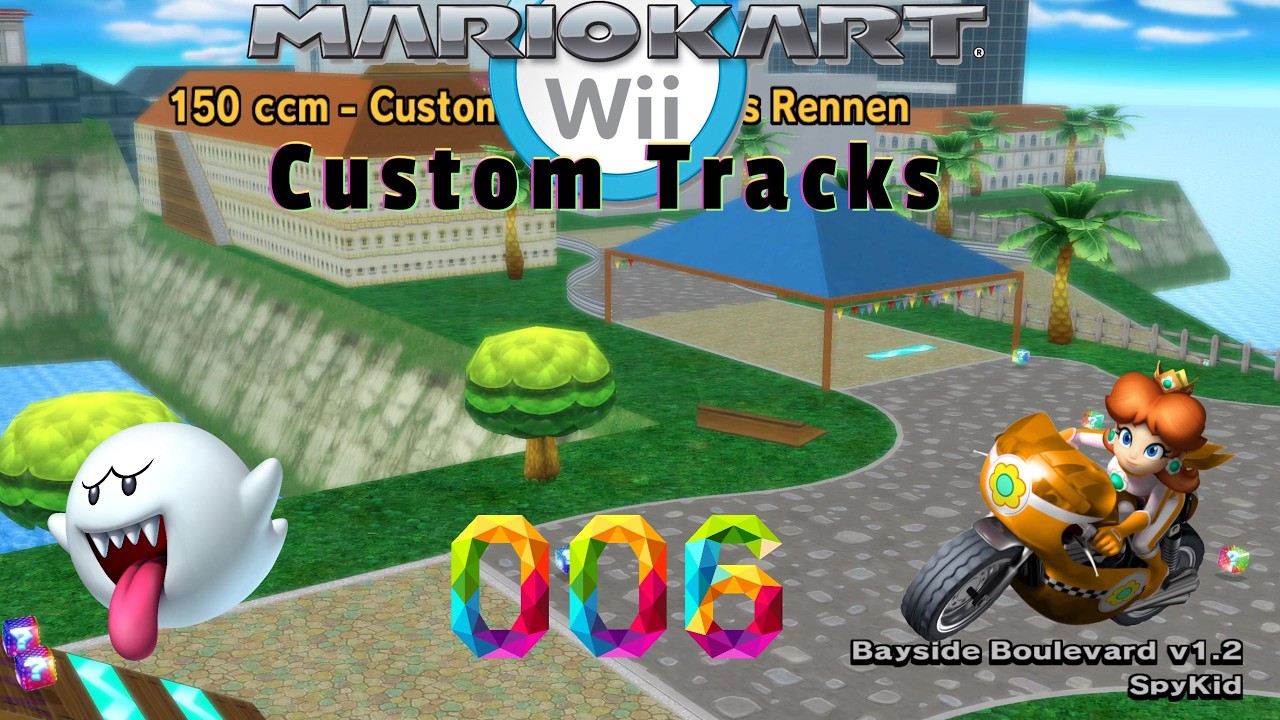 Let´s Play Mario Kart Wii Custom Tracks (006)🔧🏁Buu Huu-Cup mit Prinzessin Daisy