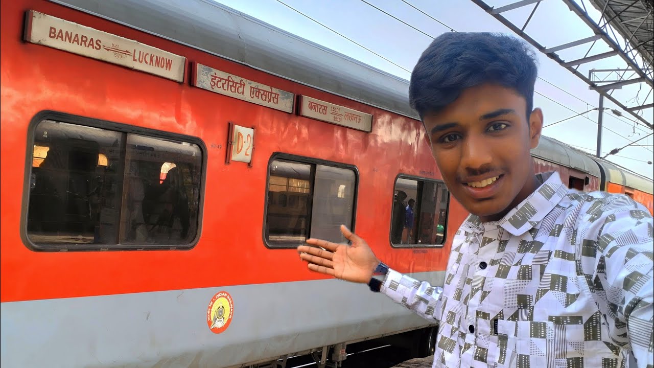 अपने टाइम से 1 घंटा पहले पहुंच गई लखनऊ ये ट्रेन  लखनऊ इंटरसिटी एक्सप्रेस (Chair car ) रेलयात्रा 🙂