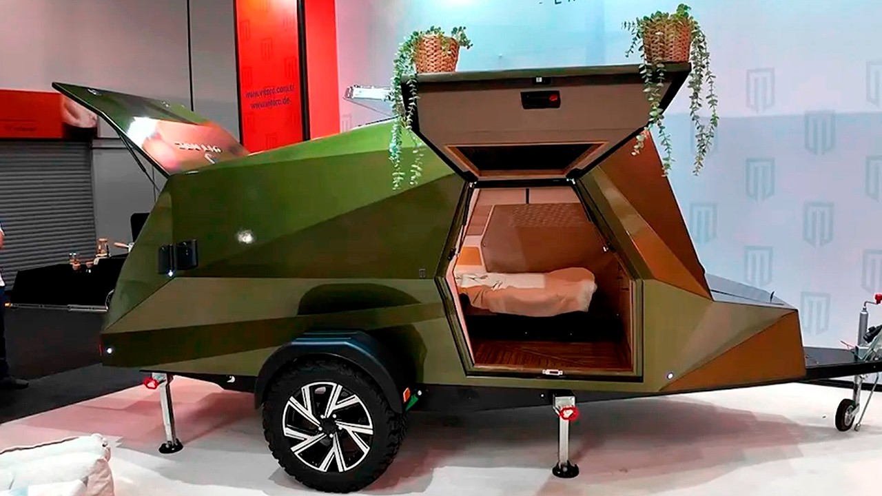 Affordable camping in style: the VitArc Caravan with minimalist features