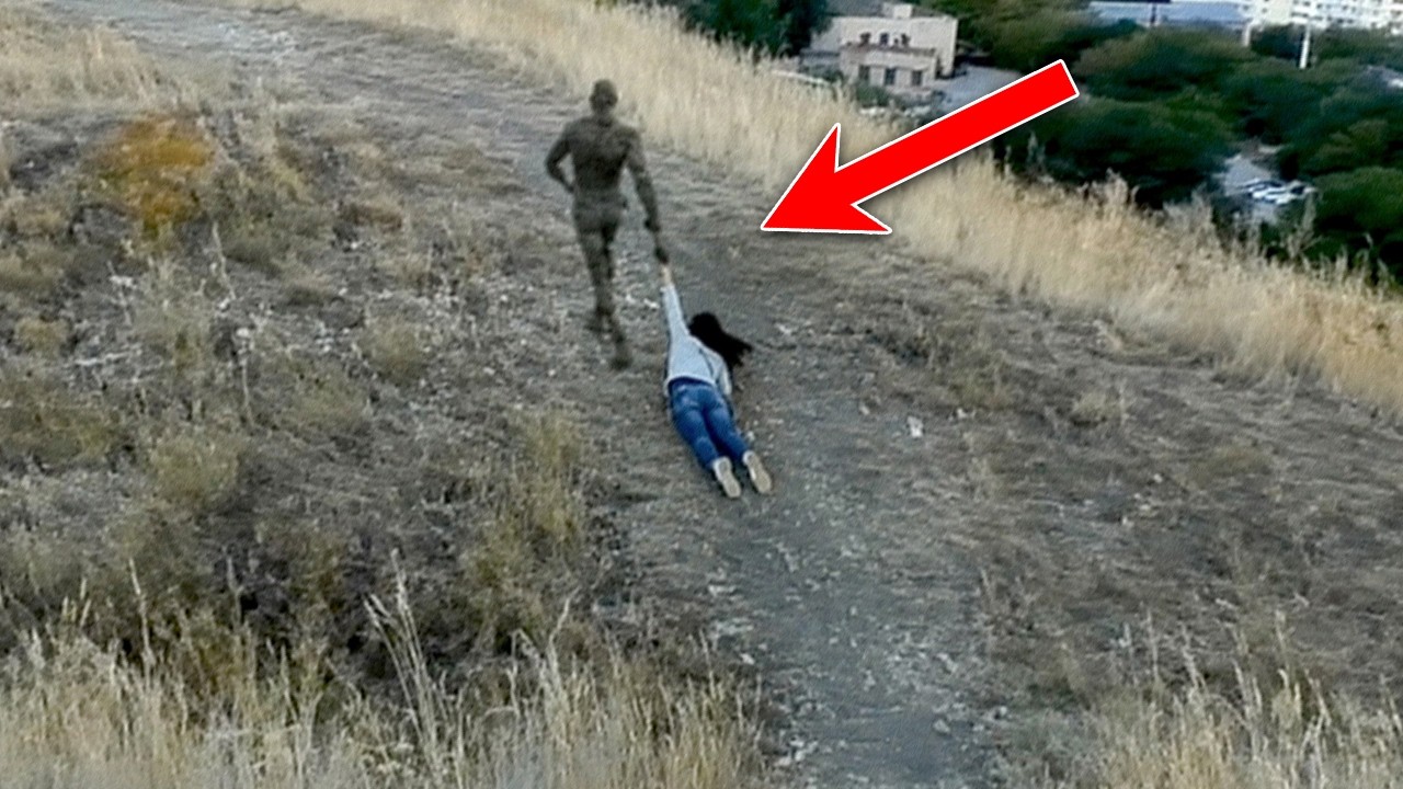Камера дрона засняла то, что никто не должен был увидеть!!