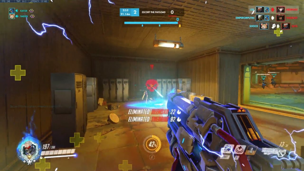 Overwatch Dafran Playing Soldier 76 Like F.cking Human Aimbot