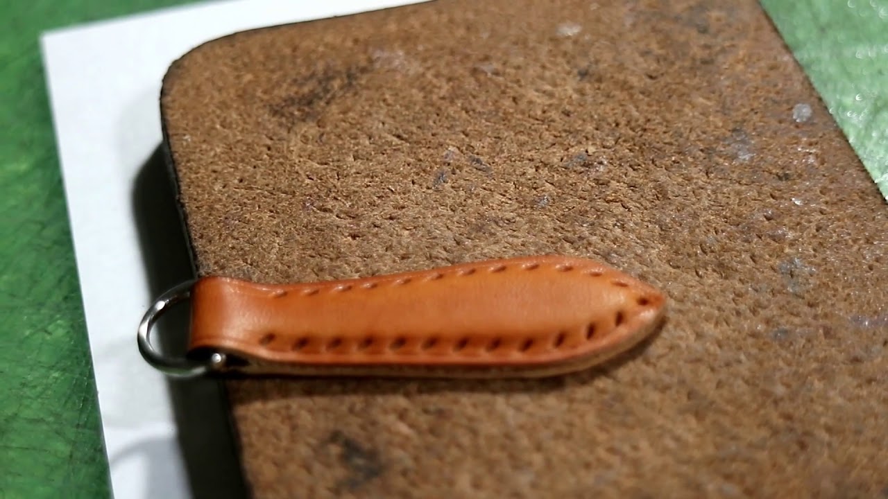 Making a zipper pull strap #2