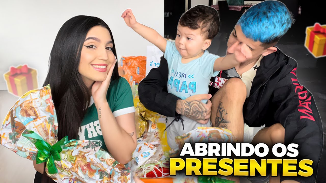 ABRINDO OS PRESENTES DO ANIVERSÁRIO DO HENRIQUE!!!