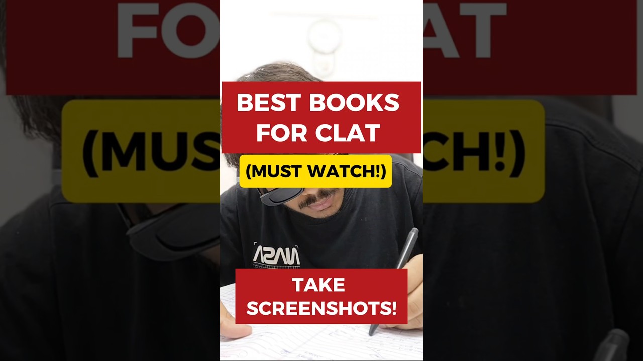 👀 Best Books for CLAT 2026 🔥😎 | Crack CLAT 💪 by using these Books #clat #clat2026 #legal #short