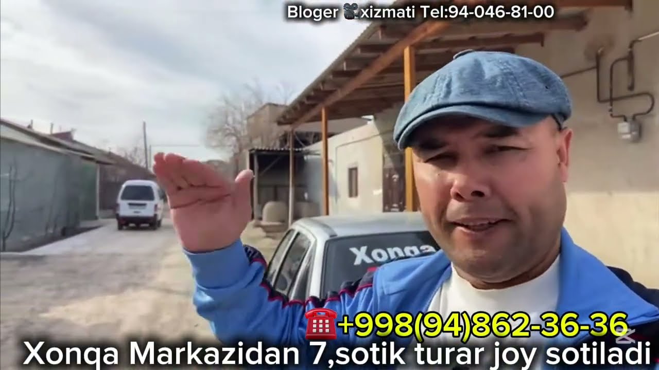 Xonqa markazidan sotiladigan xovli joy 