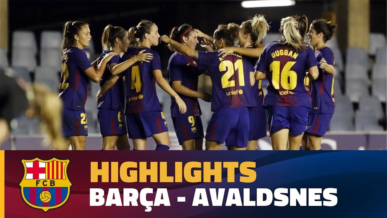 [HIGHLIGHTS] FUTBOL FEM (UWCL): FC Barcelona - Avaldsnes (2-0)