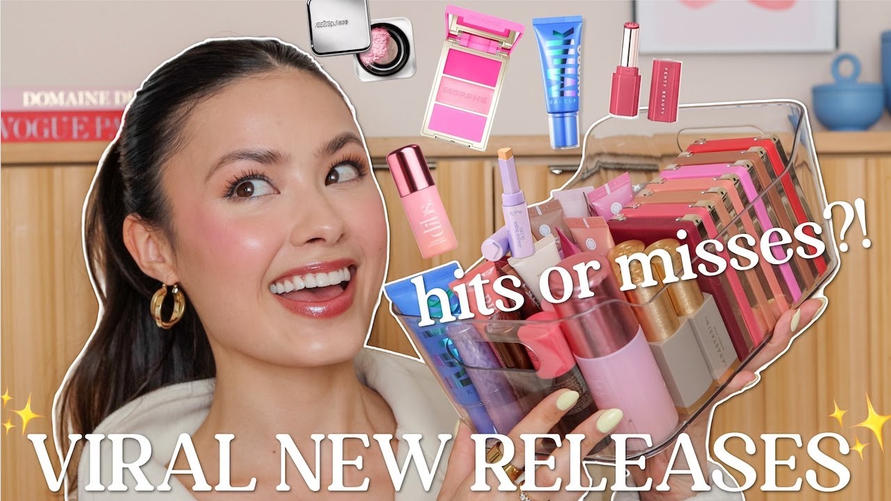 HOTTEST SPRING 2025 MAKEUP RELEASES *so viral* | Swatches and ✨ FULL REVIEWS ✨ !