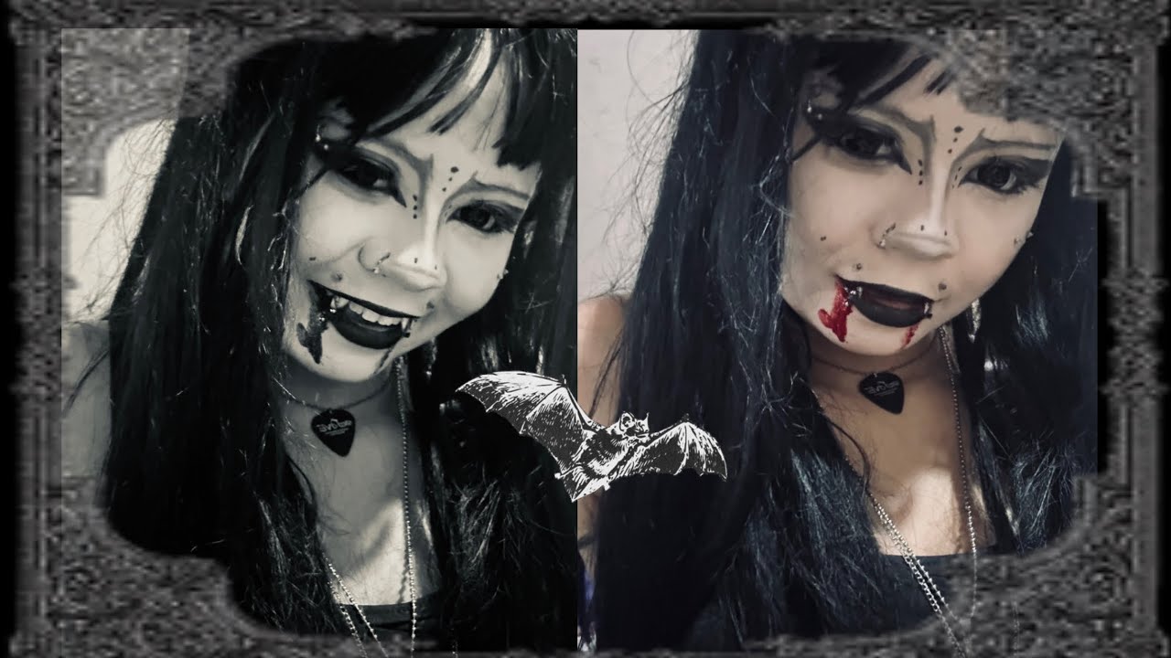 tutorial da make de vampirona 