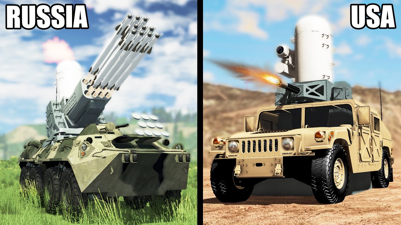 USA vs RUSSIA #3- Funny Differences - Beamng drive