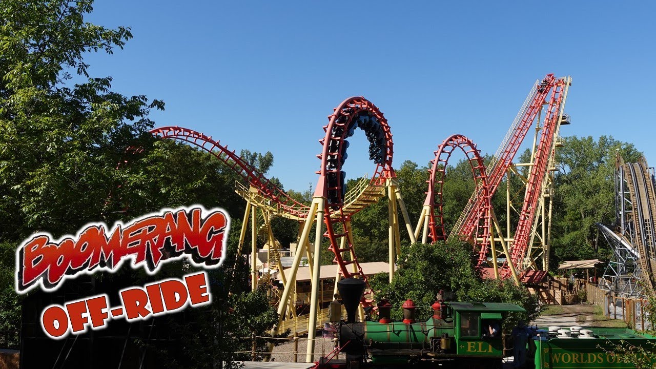 Boomerang Off-Ride Footage, Worlds of Fun Vekoma Boomerang | Non-Copyright
