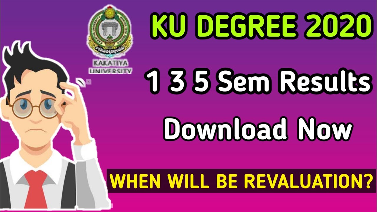 kakatiya university 1 3 5 semester Results 2020 Download now|ku degree Results 2020 Released now