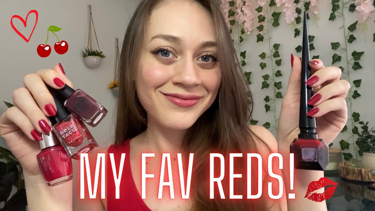 My FAVORITE Red Nail Polishes! 💋♥️ | Favorite Color Series